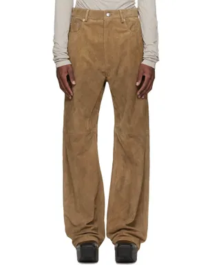 Rick Owens Temple Geth スエード パンツ - サムネイル1