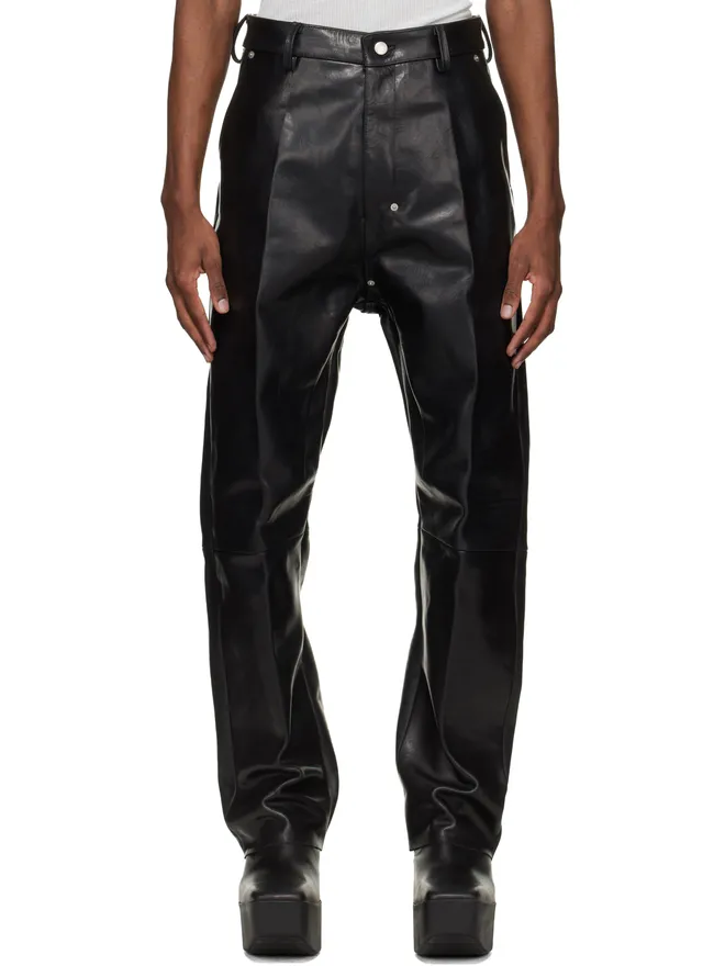 Rick Owens Rick Owens Temple レザーパンツの商品画像