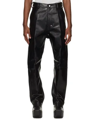 Rick Owens Temple レザーパンツ - サムネイル1