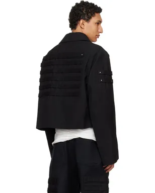 Rick Owens Temple Blixa Cropped Cargo Mac ジャケット - サムネイル3