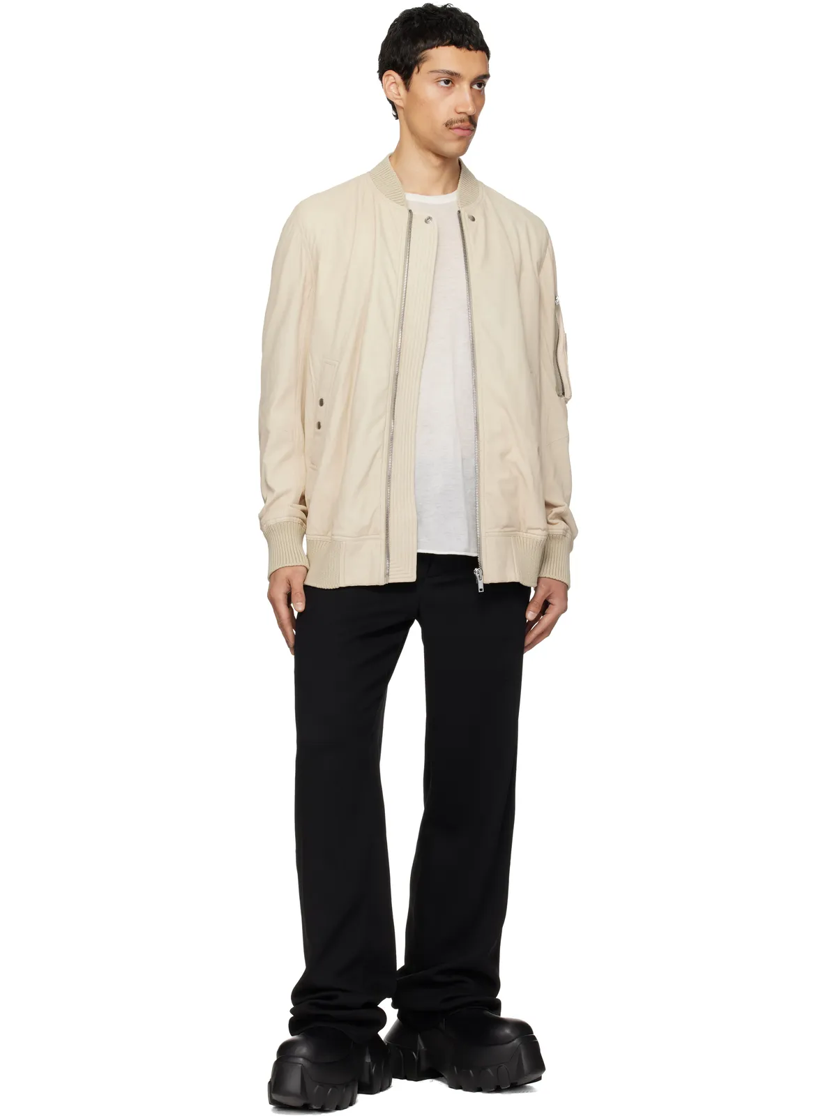 Rick Owens Temple Classic フライトジャケット - 画像4