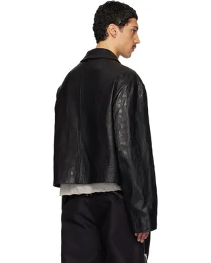 Rick Owens Temple Heizer Mac レザージャケット - サムネイル3