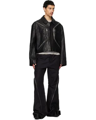 Rick Owens Temple Heizer Mac レザージャケット - サムネイル4