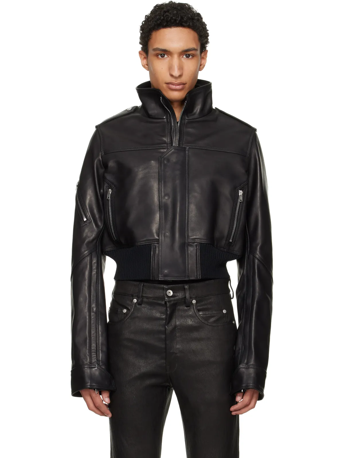 Rick Owens 'SUICIDE'エディション Temple Rev レザージャケット - 画像1