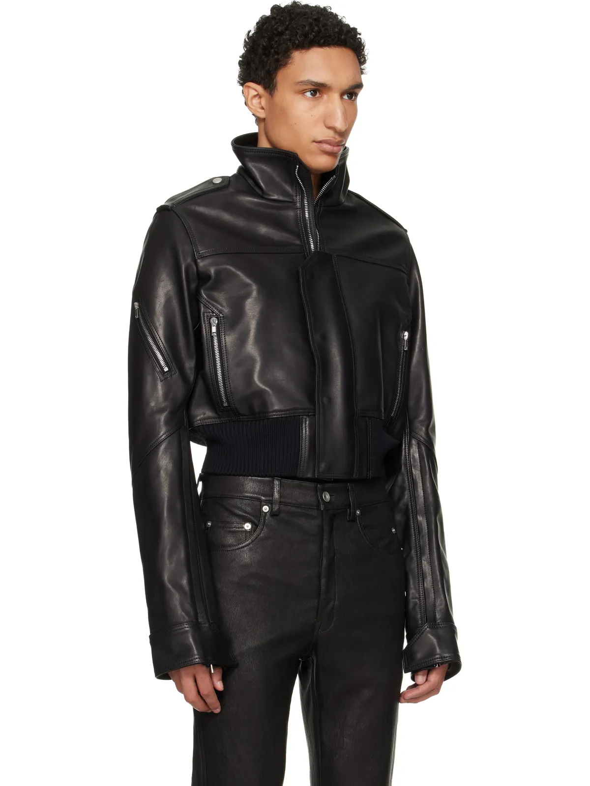 Rick Owens 'SUICIDE'エディション Temple Rev レザージャケット - 画像2