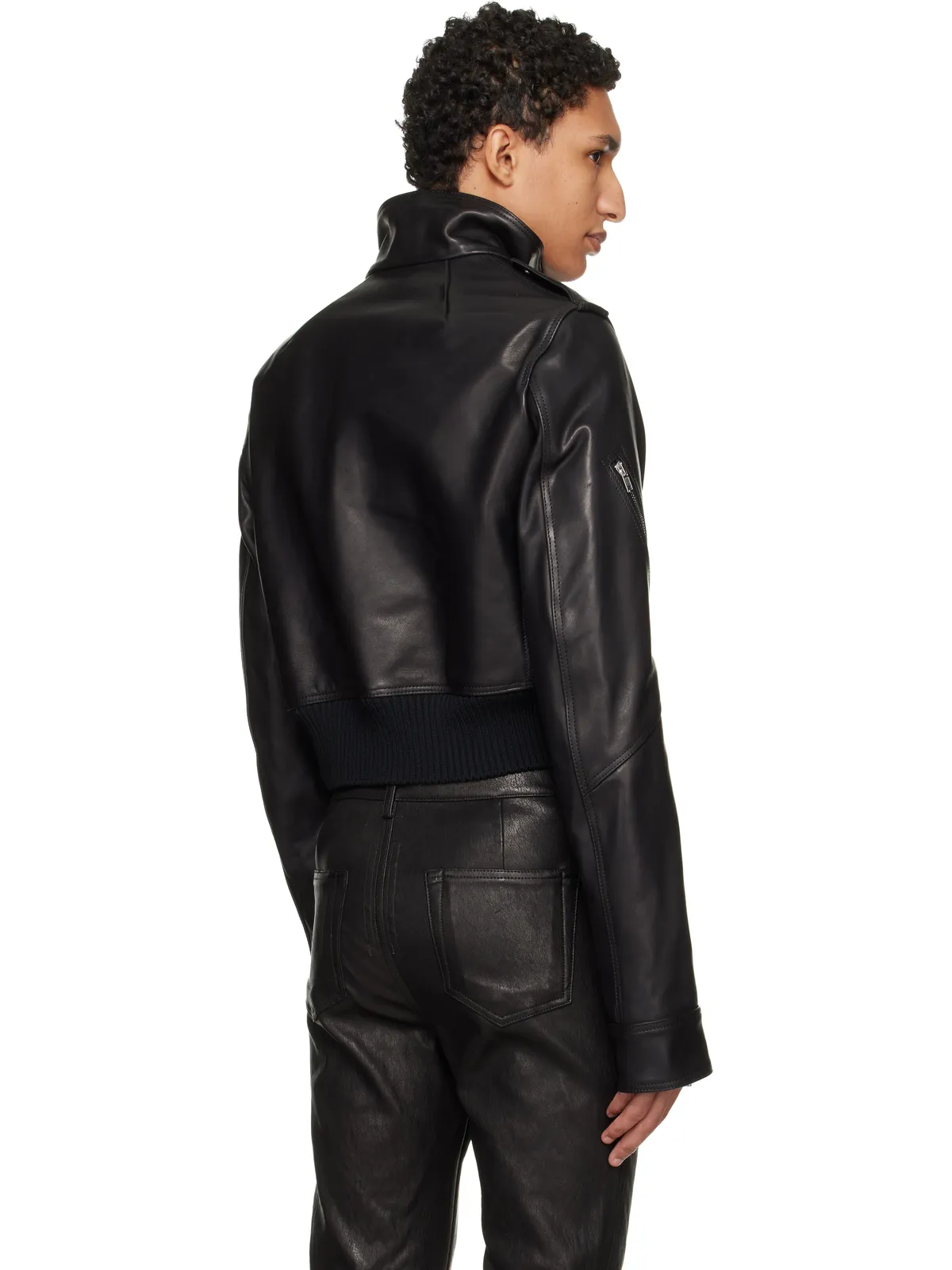 Rick Owens 'SUICIDE'エディション Temple Rev レザージャケット - 画像3