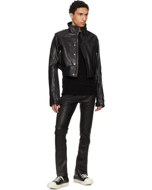 Rick Owens 'SUICIDE'エディション Temple Rev レザージャケット - サムネイル4