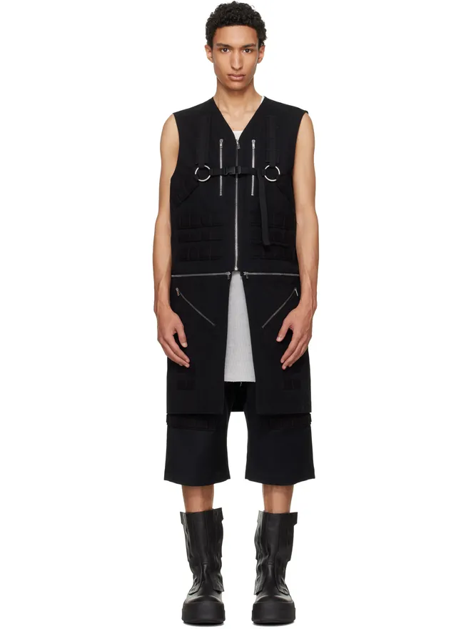 Rick Owens Rick Owens Temple Blixa ユーティリティベストの商品画像
