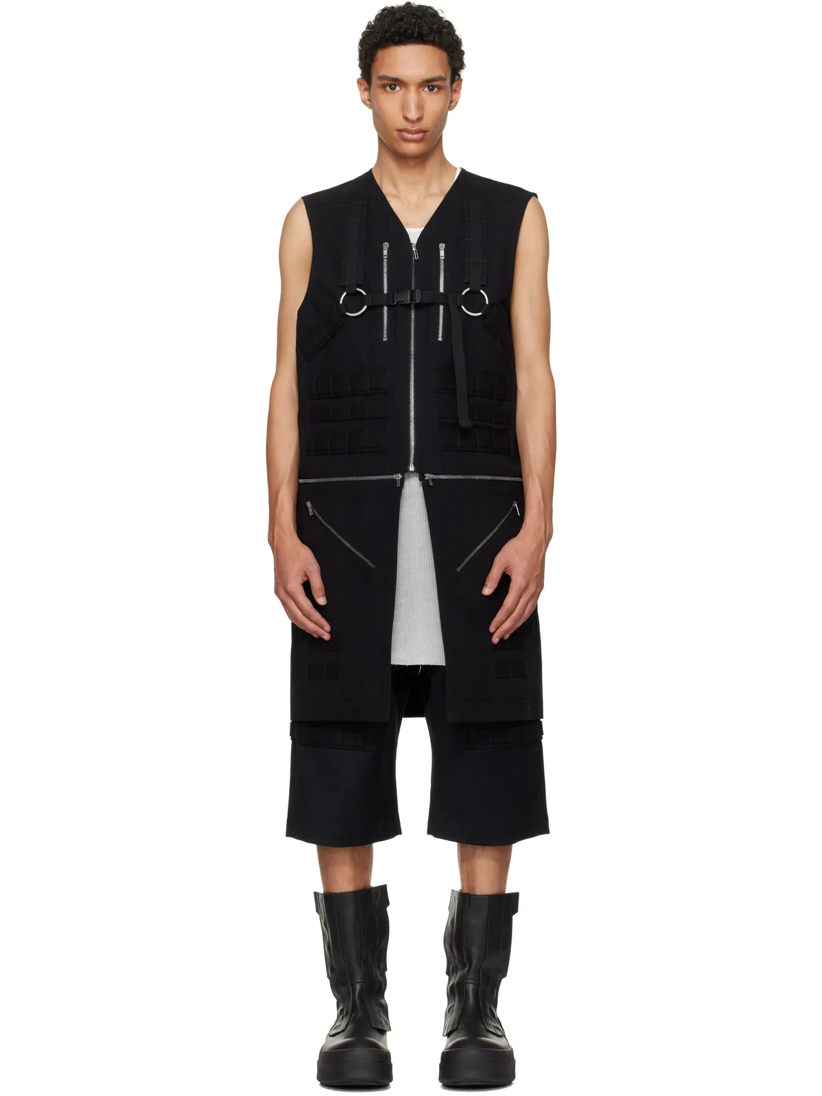 Rick Owens Temple Blixa ユーティリティベスト - 画像1