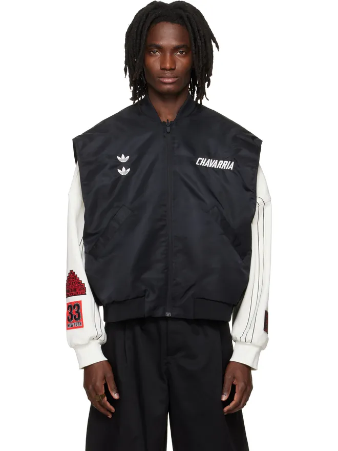 Willy Chavarria Willy Chavarria adidas Originalsエディション パデッド リバーシブル ベストの商品画像