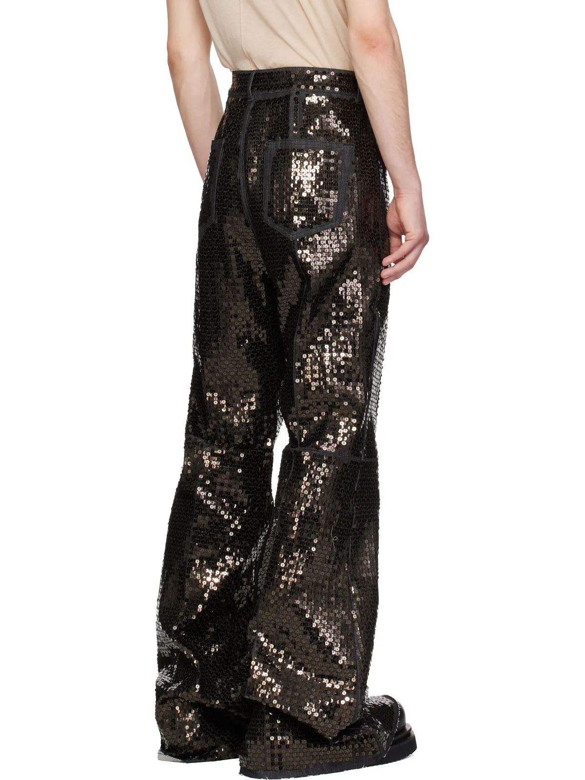 Rick Owens Temple Bolan ブーツカット ジーンズ - 画像3