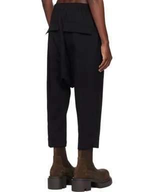 Rick Owens Temple ドローストリング クロップド トラウザーズ - サムネイル3