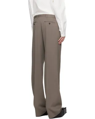 Rick Owens Temple Twisted Wool Tailored Dietrich トラウザーズ - サムネイル3