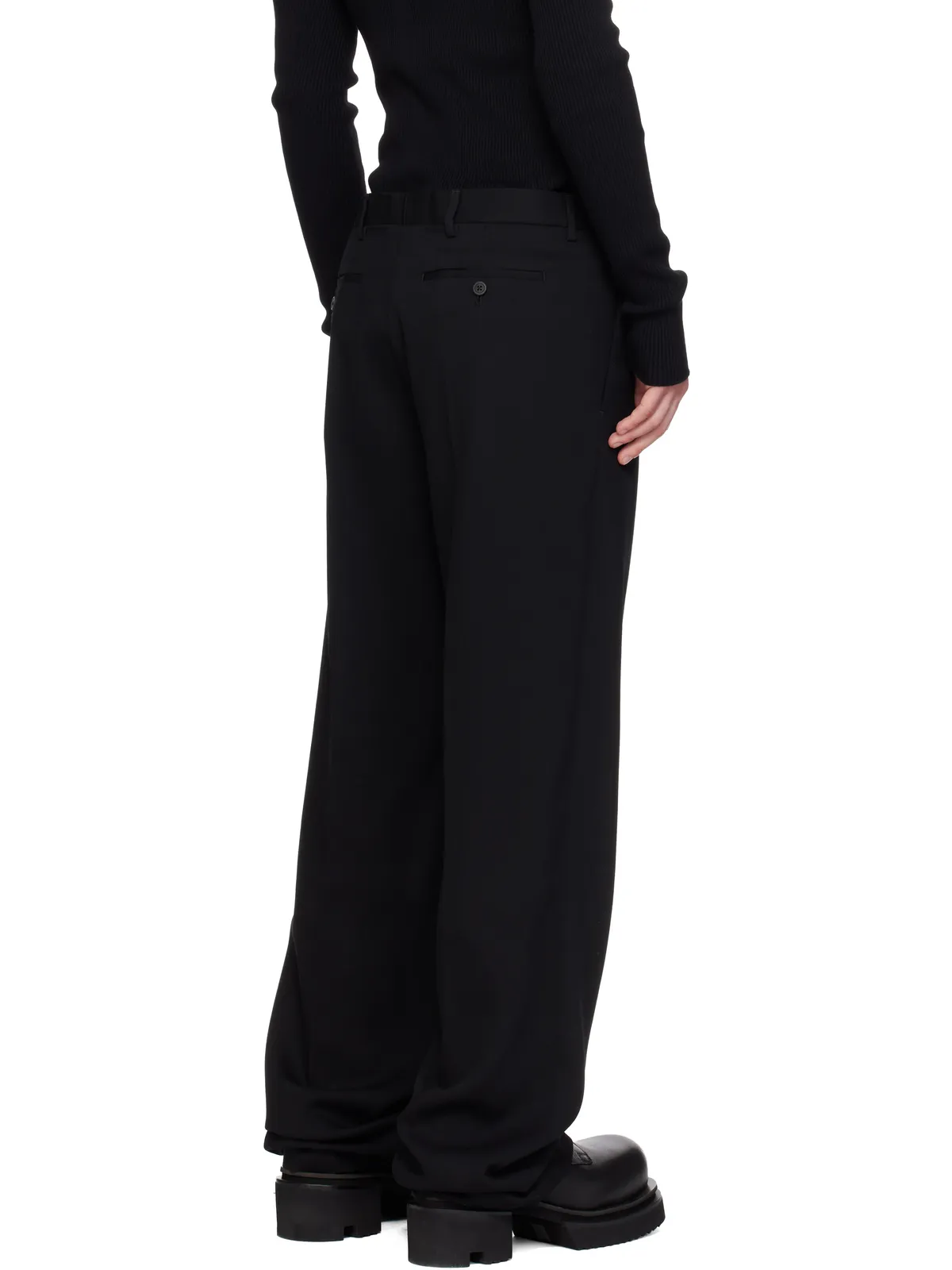Rick Owens Temple Tailored Dietrich トラウザーズ - 画像3