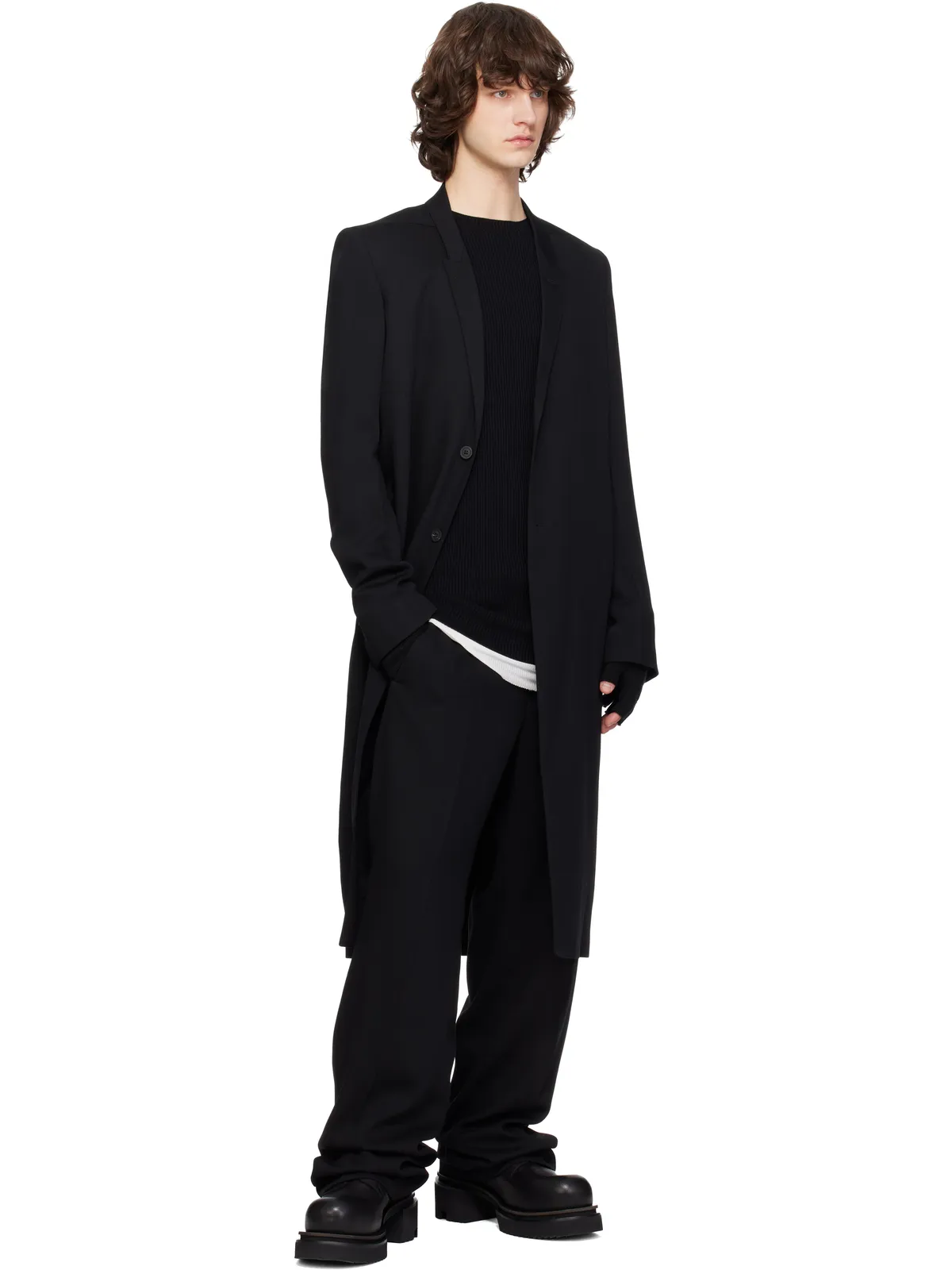 Rick Owens Temple Tailored Dietrich トラウザーズ - 画像4