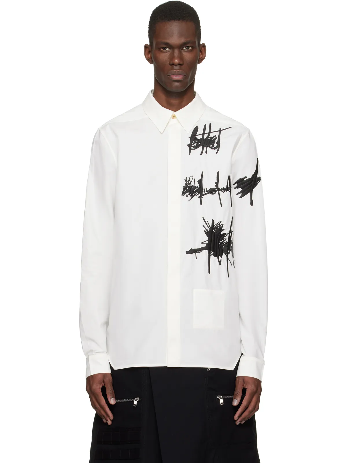 Rick Owens 'SUICIDE'エディション Temple Rev シャツ - 画像1