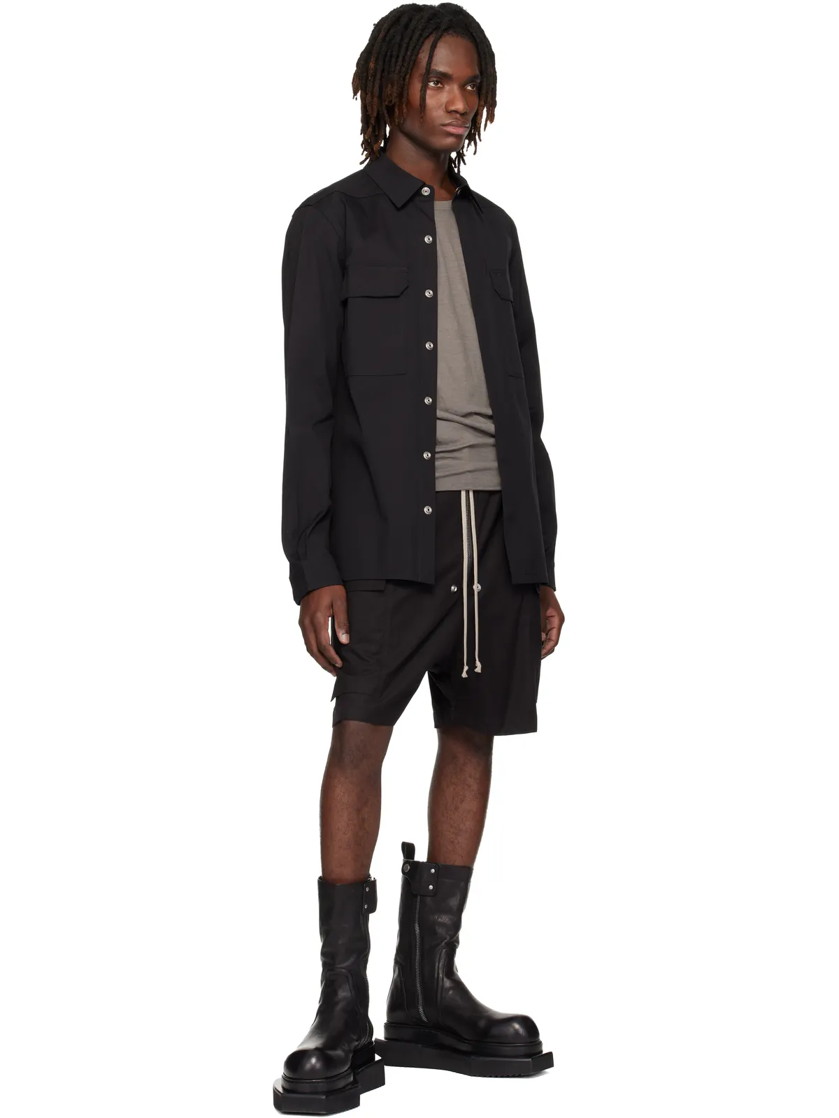 Rick Owens Temple オーバーシャツ - 画像4