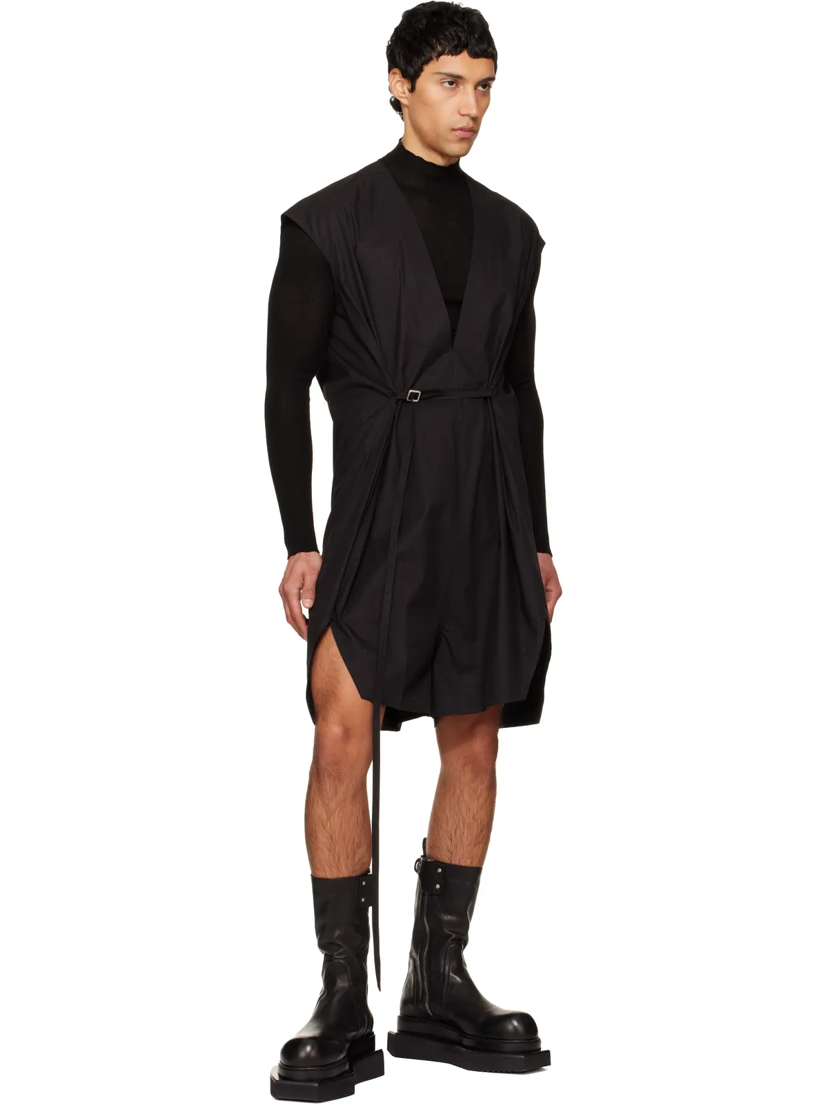 Rick Owens Temple SL Short ロンパース - 画像4