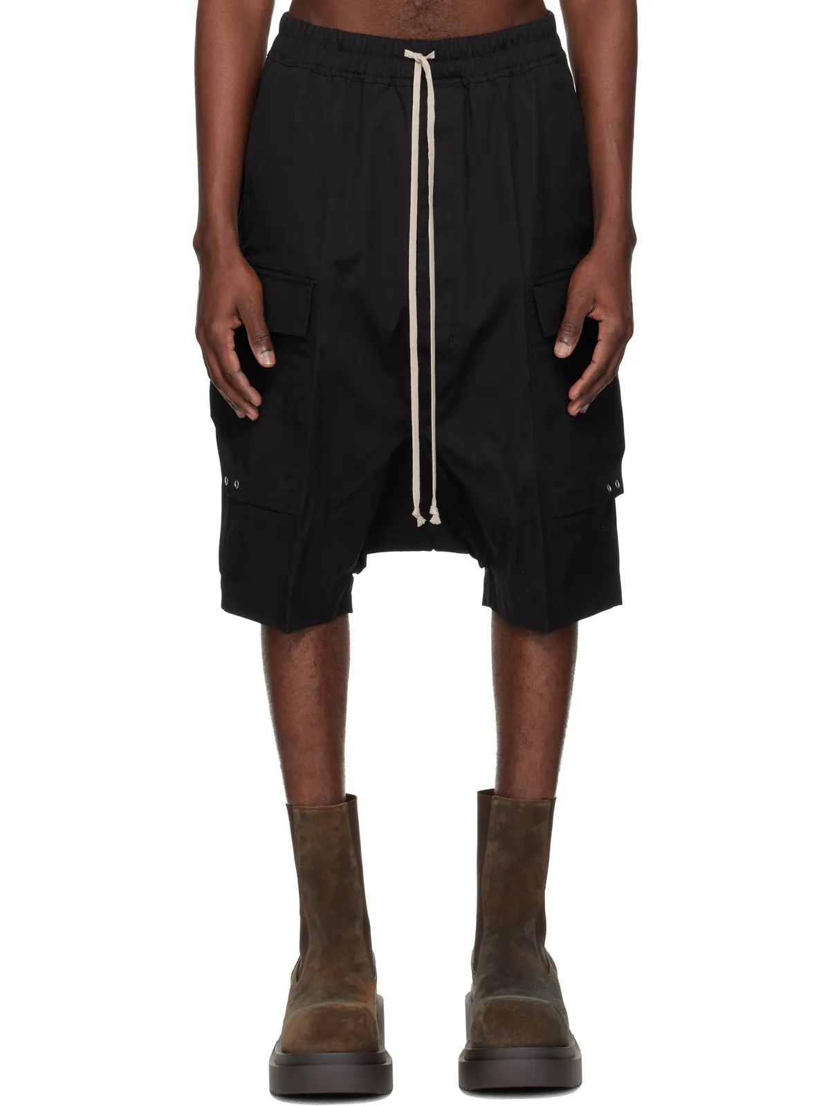Rick Owens Temple Pod カーゴショートパンツ - 画像1