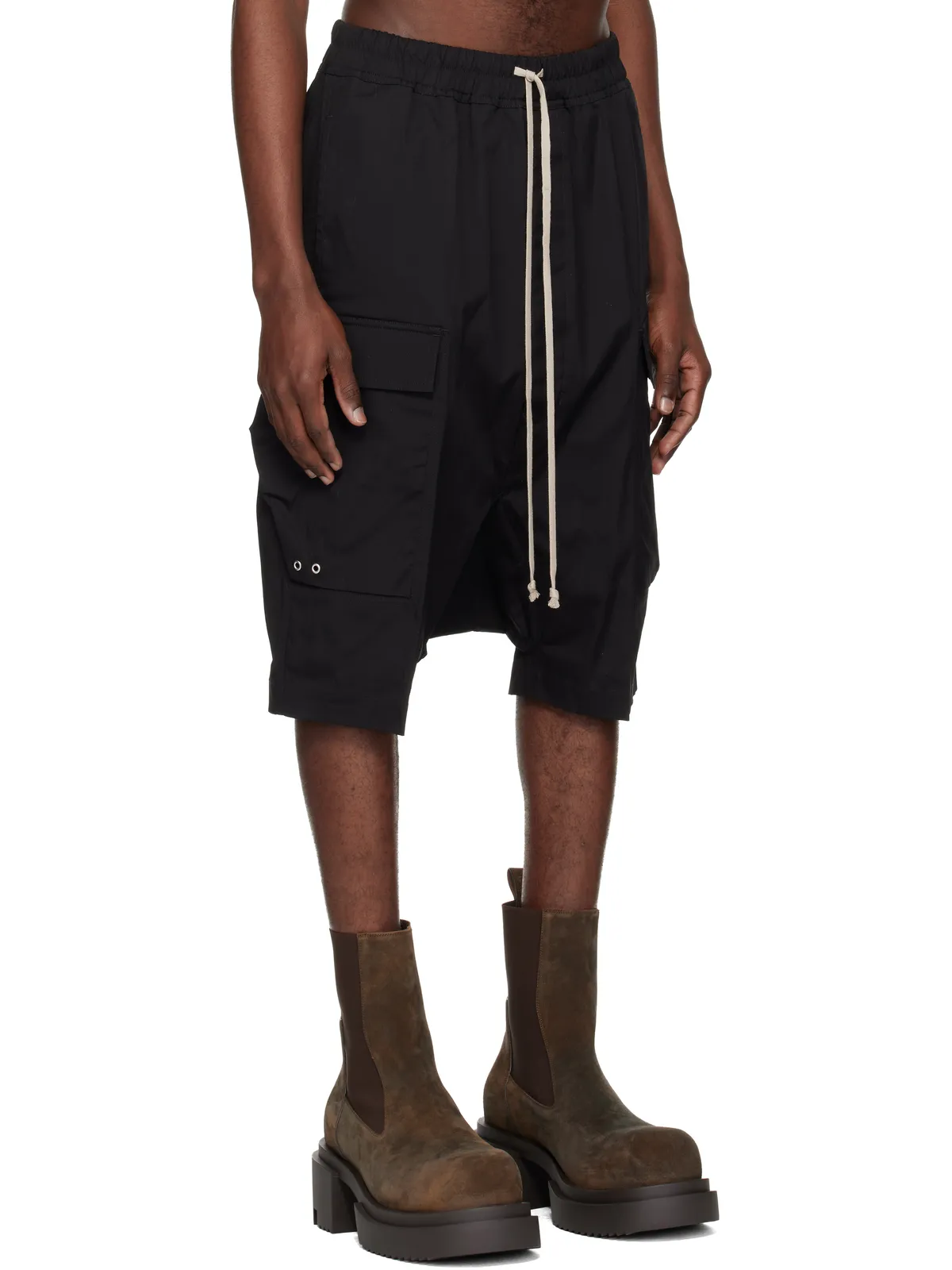 Rick Owens Temple Pod カーゴショートパンツ - 画像2