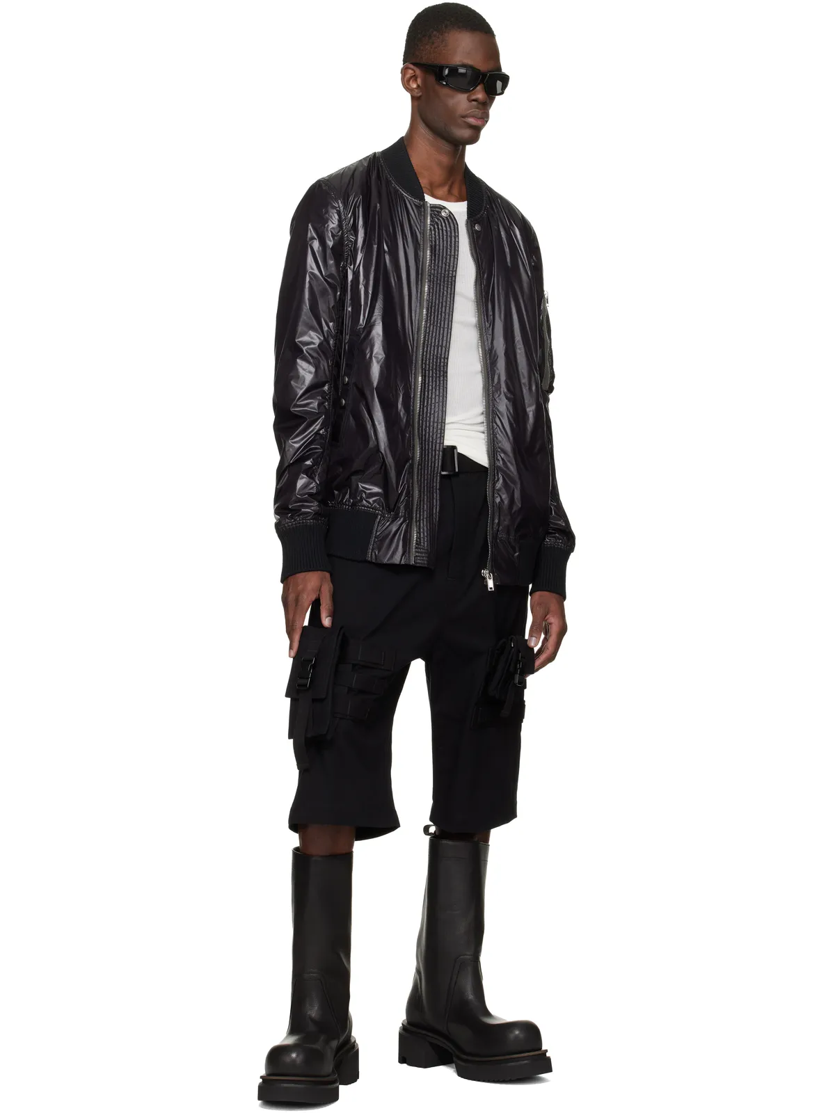 Rick Owens Temple Geth カーゴショートパンツ - 画像4