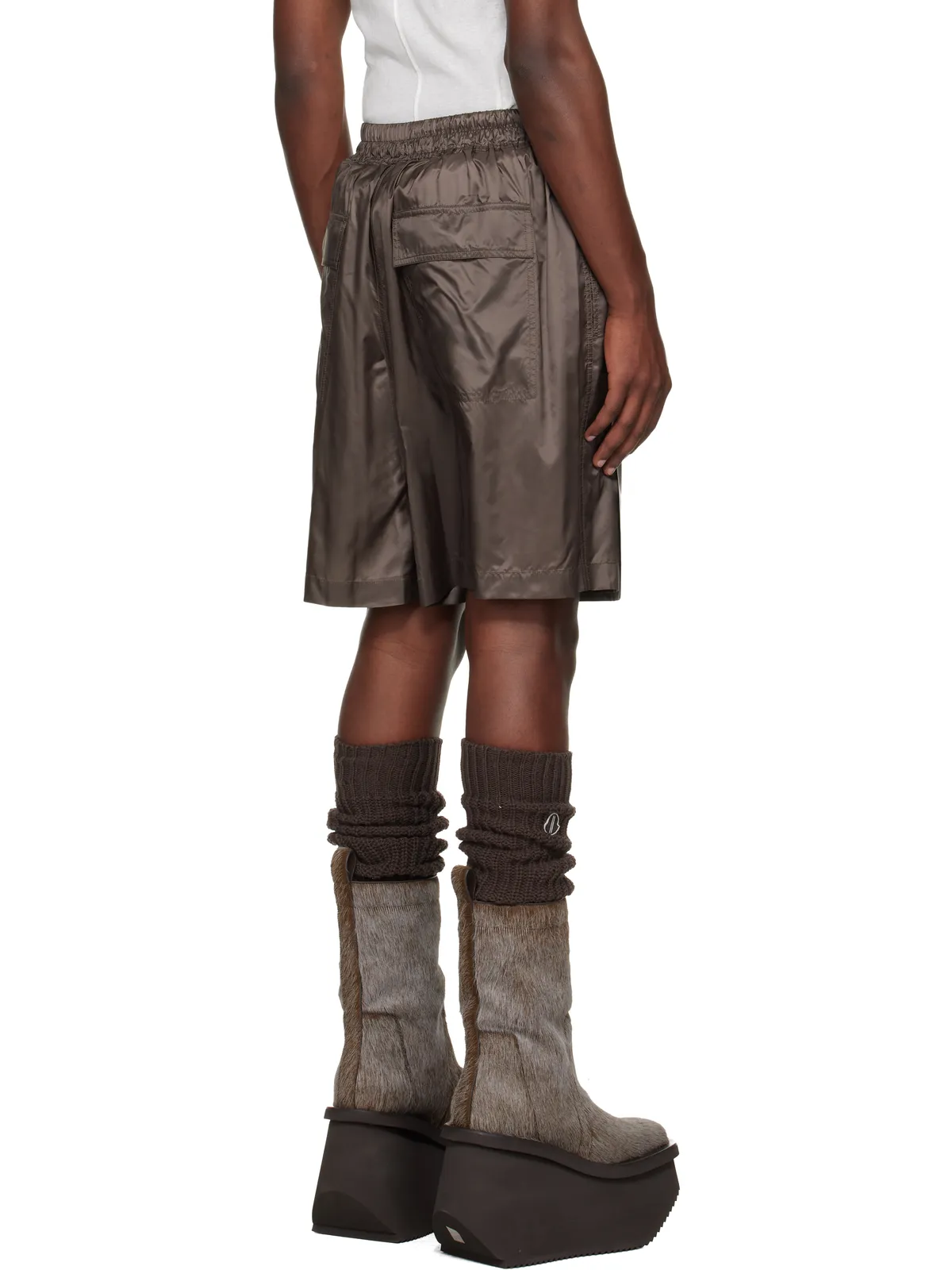 Rick Owens Moncler + Rick Owens キルト ショートパンツ - 画像3