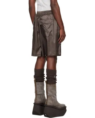 Rick Owens Moncler + Rick Owens キルト ショートパンツ - サムネイル3