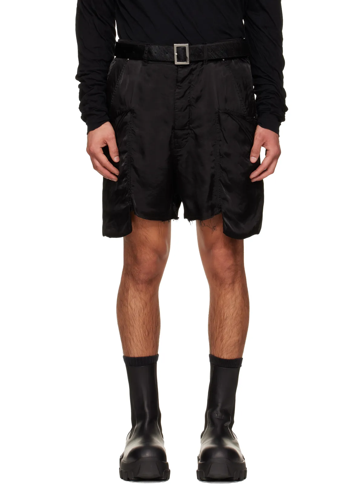 Rick Owens Temple Stefan カーゴショートパンツ - 画像1
