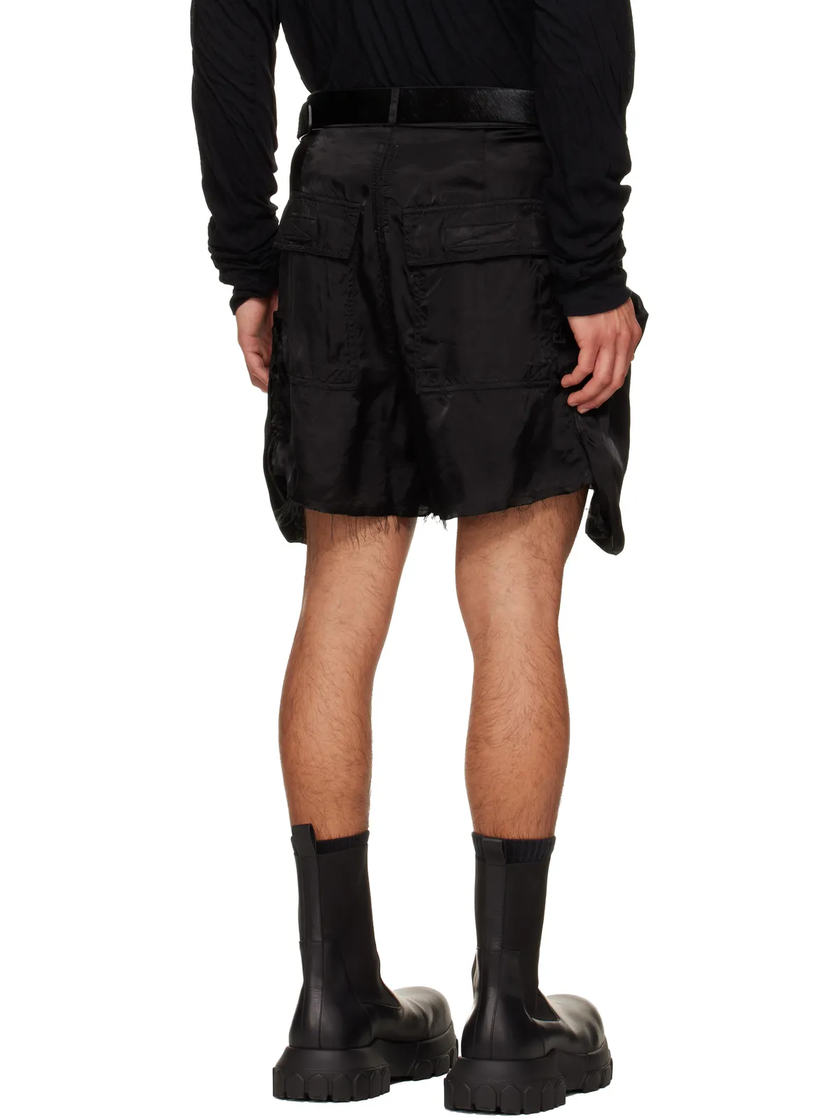 Rick Owens Temple Stefan カーゴショートパンツ - 画像3
