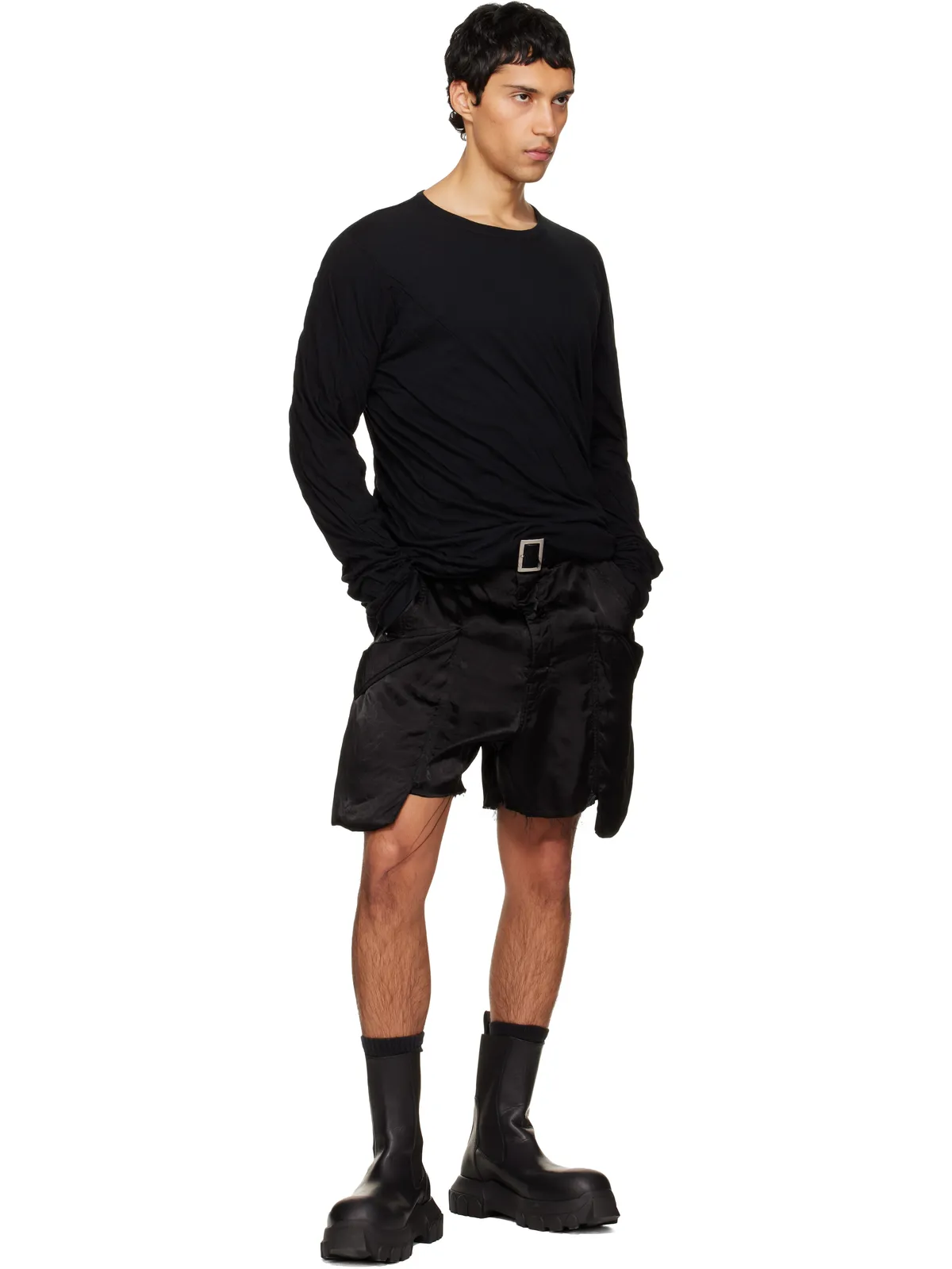 Rick Owens Temple Stefan カーゴショートパンツ - 画像5