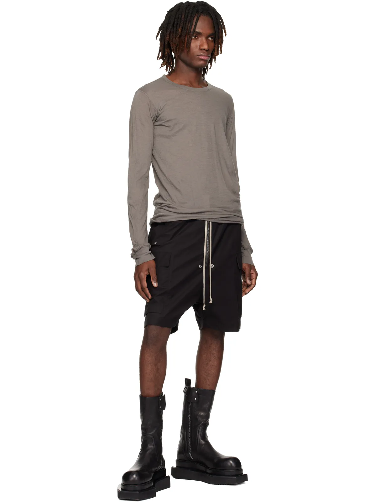 Rick Owens Temple Cargobela ショートパンツ - 画像4