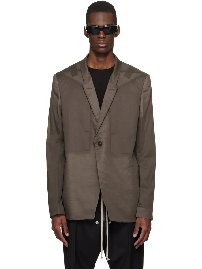 Rick Owens Rick Owens Temple Fogpocket Soft Soft テーラードジャケットの商品画像