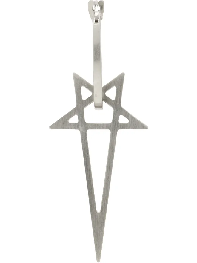 Rick Owens Rick Owens Pentagram ピアスの商品画像