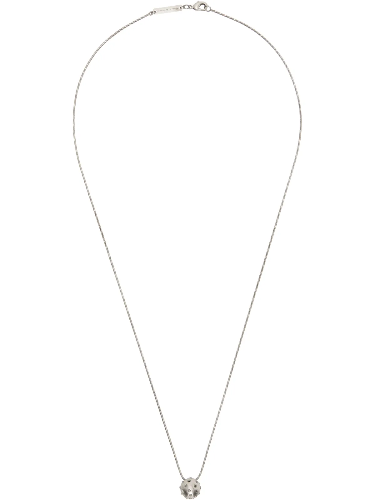 Rick Owens Temple Mini Orb Pendant ネックレス - 画像1