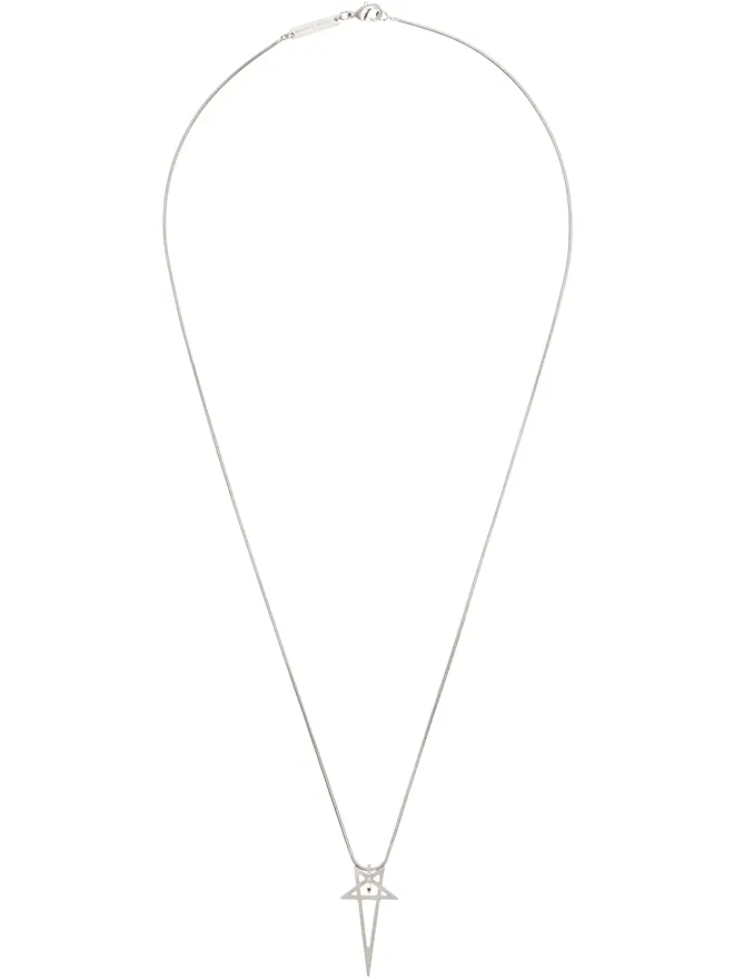 Rick Owens Rick Owens Pentagram チャームネックレスの商品画像