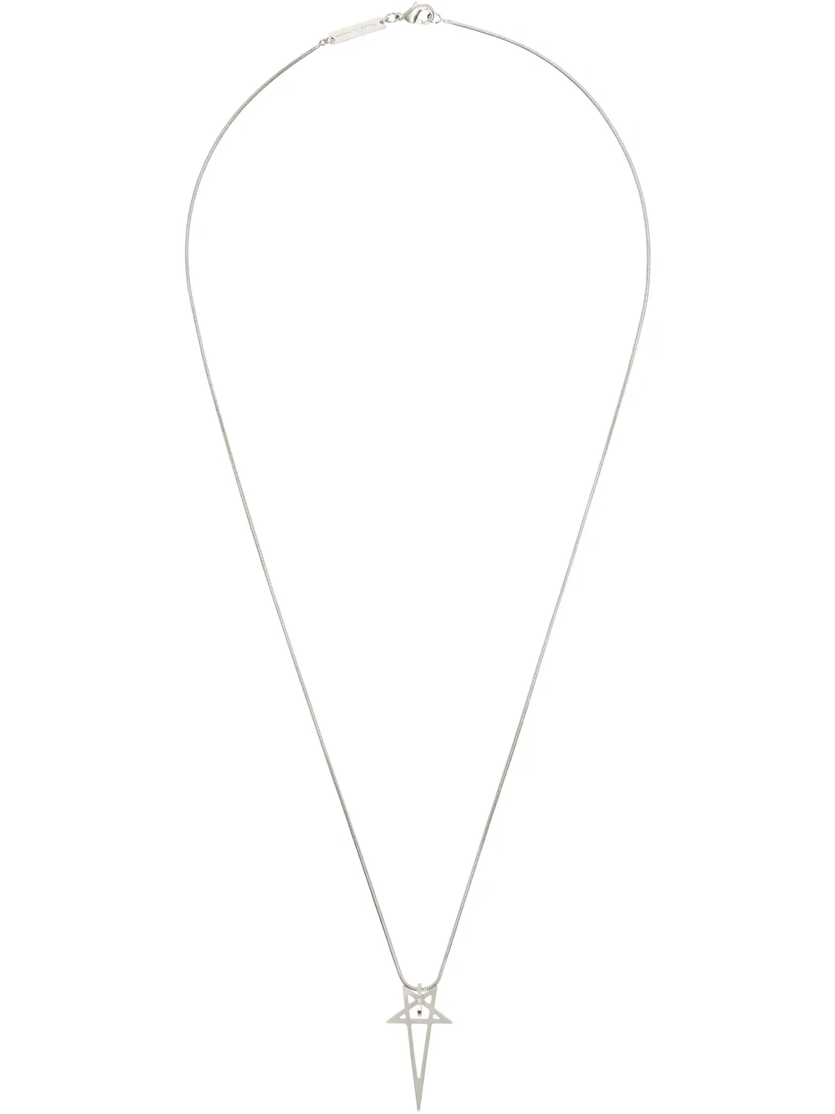 Rick Owens Pentagram チャームネックレス - 画像1