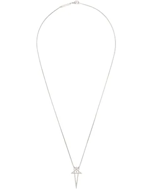Rick Owens Pentagram チャームネックレス - サムネイル1