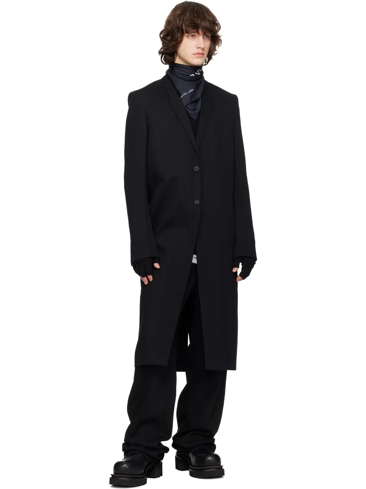 Rick Owens Temple Printed スカーフ - 画像2