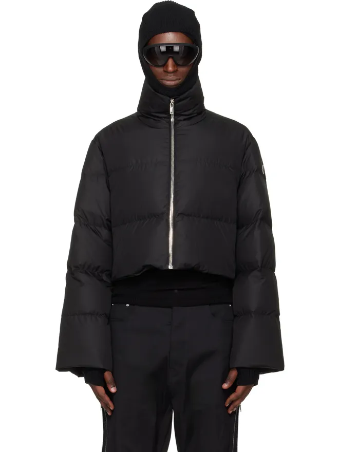 Rick Owens Rick Owens Moncler + Rick Owens Cyclopic クロップド ダウンジャケットの商品画像
