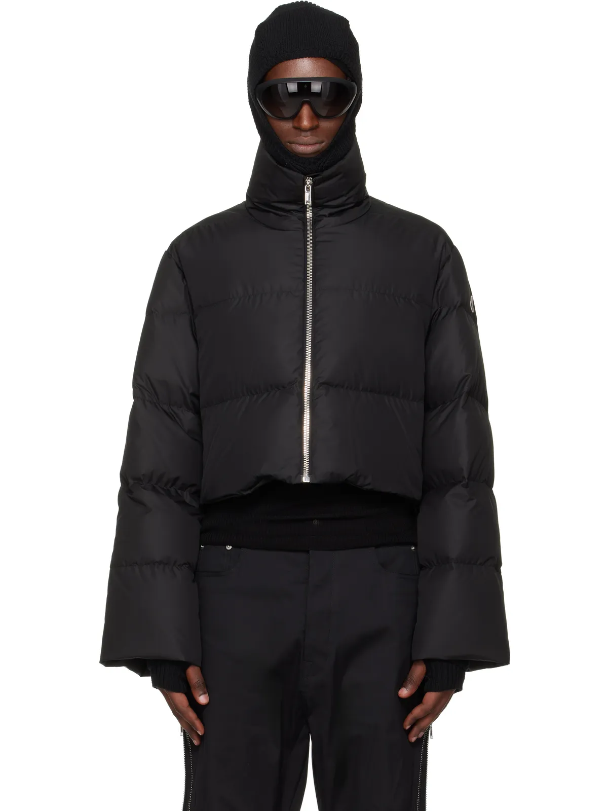 Rick Owens Moncler + Rick Owens Cyclopic クロップド ダウンジャケット - 画像1