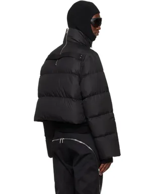 Rick Owens Moncler + Rick Owens Cyclopic クロップド ダウンジャケット - サムネイル3