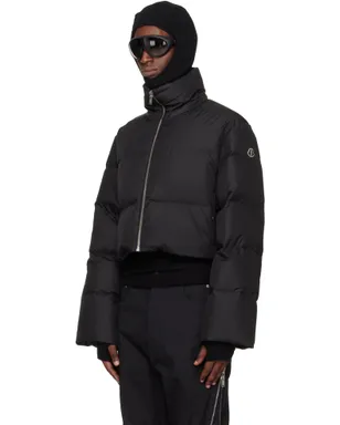 Rick Owens Moncler + Rick Owens Cyclopic クロップド ダウンジャケット - サムネイル4