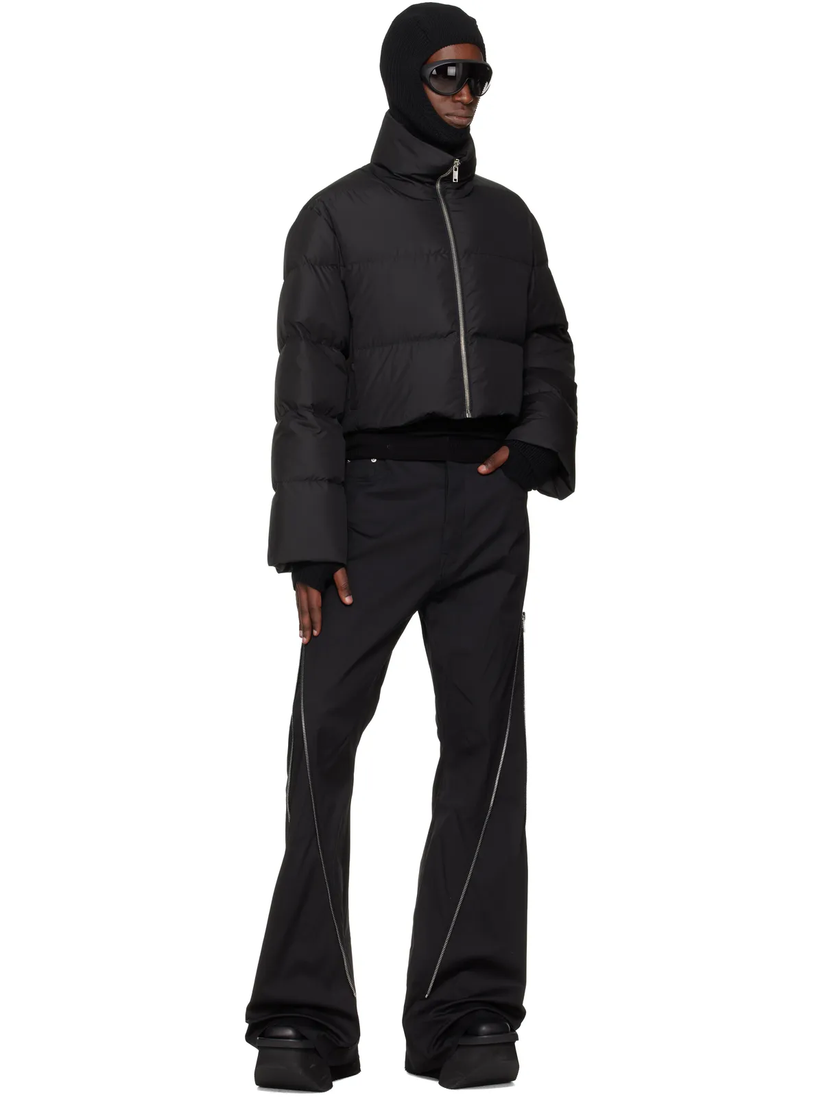 Rick Owens Moncler + Rick Owens Cyclopic クロップド ダウンジャケット - 画像5