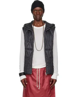 Rick Owens Moncler + Rick Owens Geocamo Ziplock ダウンベスト - サムネイル1