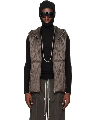 Rick Owens Moncler + Rick Owens Geocamo ジッパー ベスト - サムネイル1