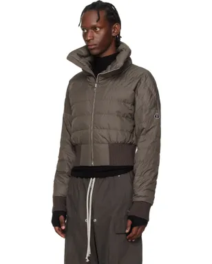 Rick Owens Moncler + Rick Owens クロップド ダウンジャケット - サムネイル4