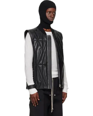Rick Owens Moncler + Rick Owens Geocamo Flight レザー ベスト - サムネイル2