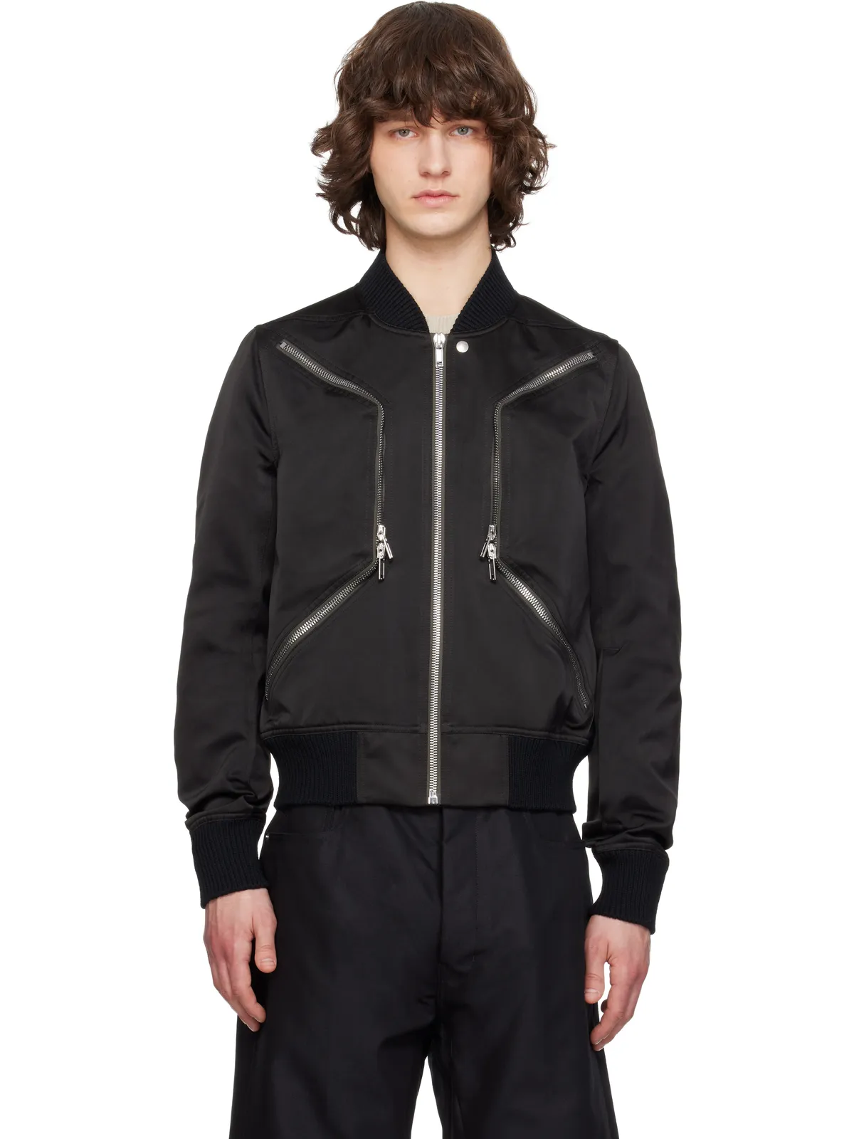 Rick Owens Temple Heizer Flight ボンバージャケット - 画像1