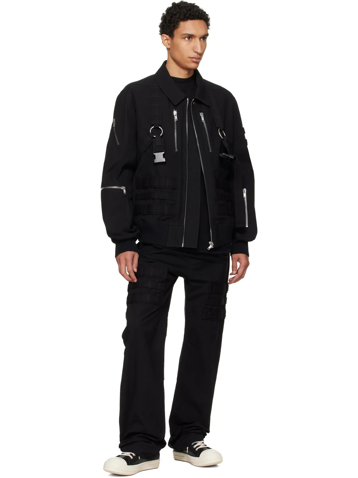 Rick Owens Temple Blixa カーゴ ボンバージャケット - 画像4