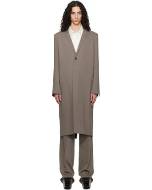 Rick Owens Temple Twisted Wool Concordian コート - サムネイル1
